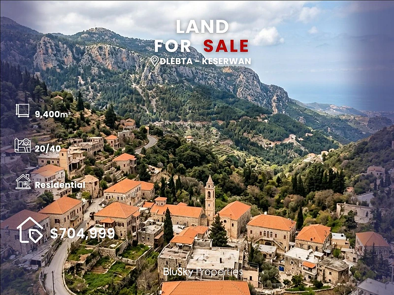 Land For SALE In Dlebta أرض للبيع #CA