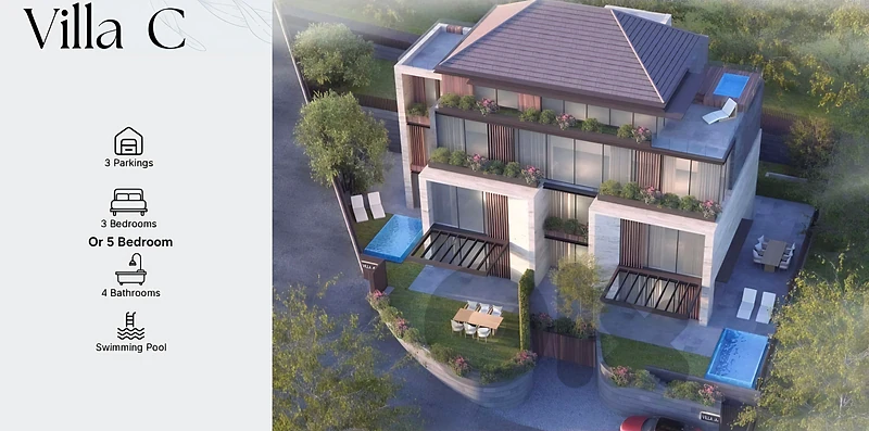 Villa for Sale in Mtayleb/ Under Construction/Sea View/Pool
