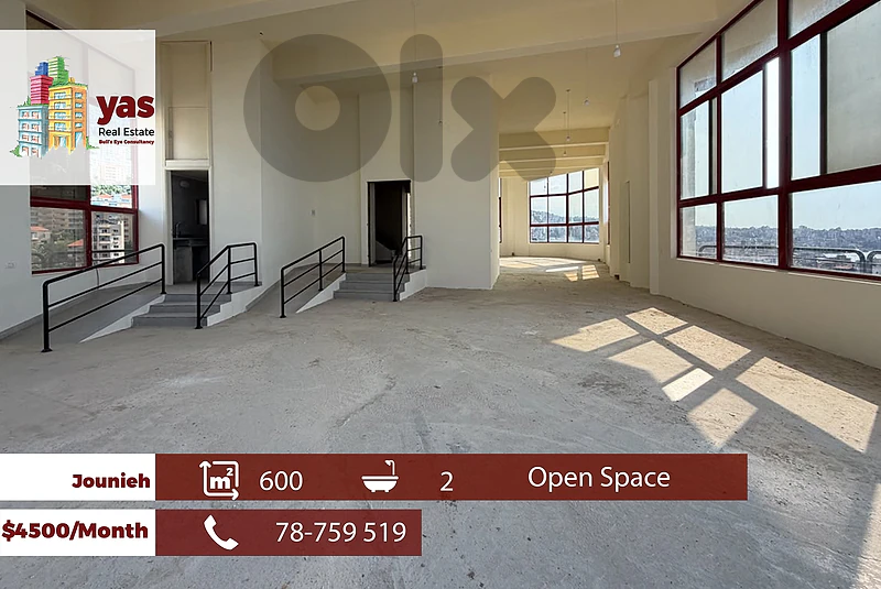 Jounieh 600m2 | Showroom | Prime Location | Active Street | EH