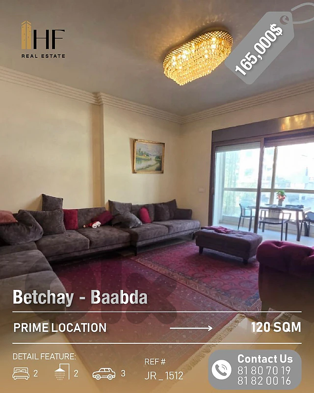 Apartment for sale in betchay _ شقة للبيع في بطشاي
