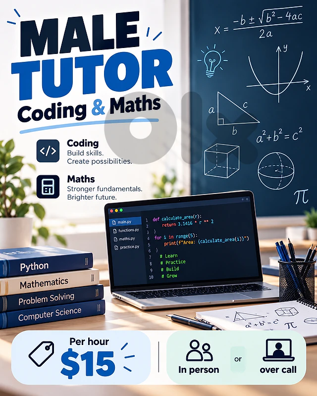Coding and Math Tutor Coding and Math Tutor