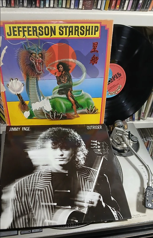 jimmy page/ jefferson starship- vinylrecord