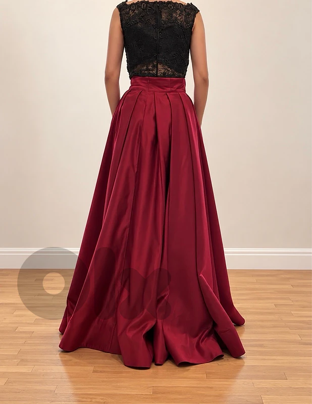 Hussein Bazaza Burgundy-red /excellent condition- worn once-S
