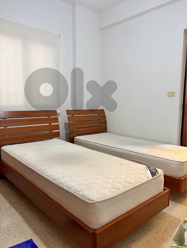 beds and nightstand