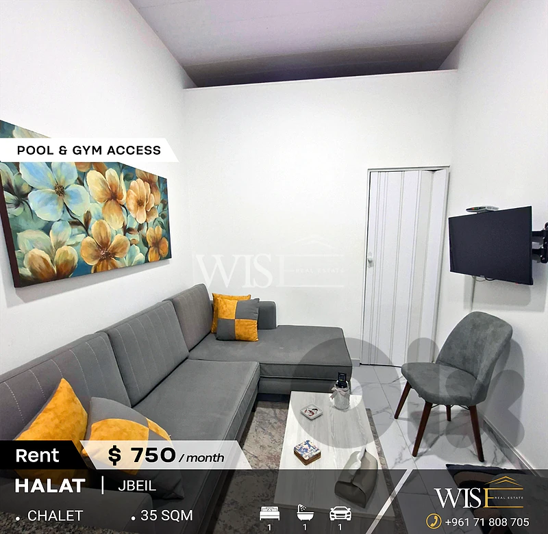 🏖️✨ COZY 35 SQM CHALET FOR RENT IN HALAT!