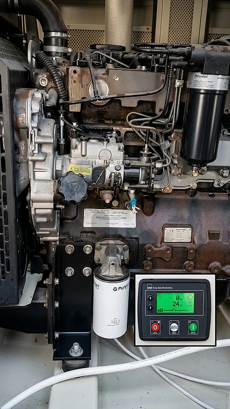 Perkins Diesel Generator 88 KVA – 1104A-44T – Almost Unused