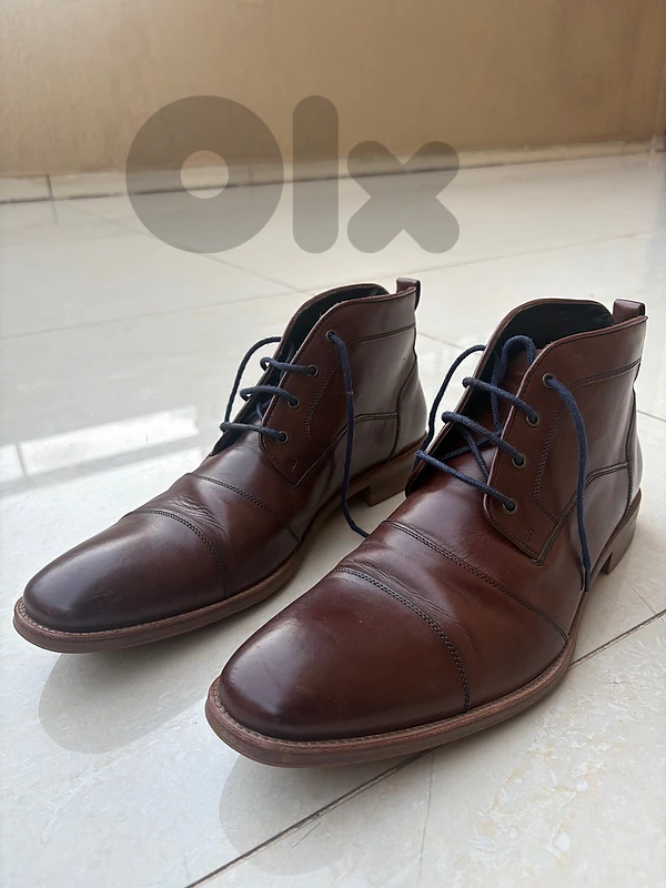 Russell & Bromley London Leather Ankle Boots – Size EU Approx. 44-45