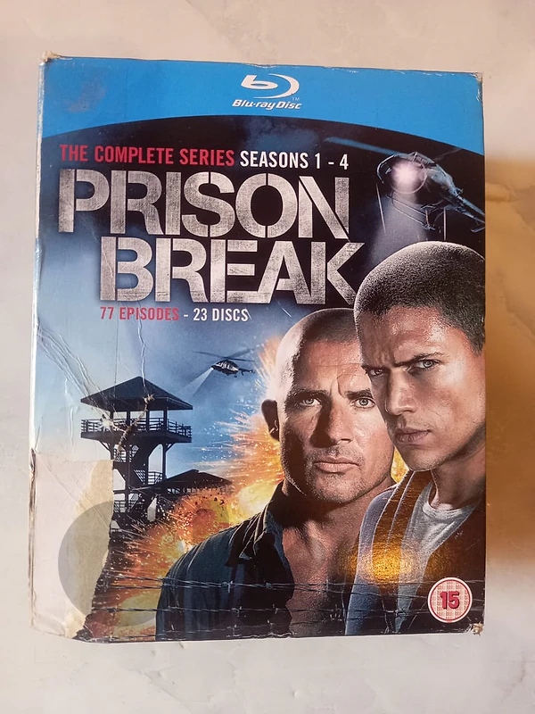 Prison break series 1 to 4 + final break box set blu-rays