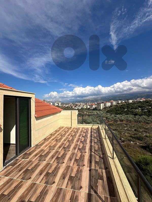 Charming Duplex for Sale with Private Roof Terrace – Nakhleh, Koura