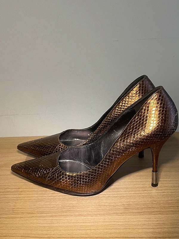 Dolce & Gabbana Bronze Stilettos