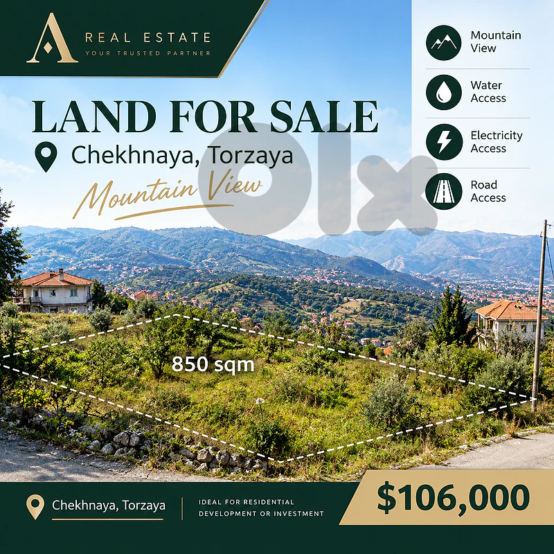 Land for Sale – Chekhnaya, Torzaya | Mountain View