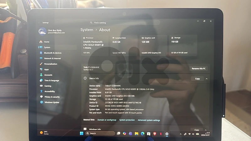 Microsoft surface go 3