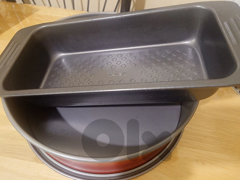 Premium Tefal Non-Stick Baking Pans Set (Round + Loaf Pan