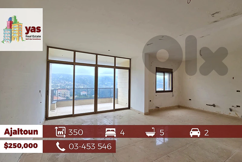 Ajaltoun 350m2 Duplex | Excellent Condition | Perfect Catch | View |TO