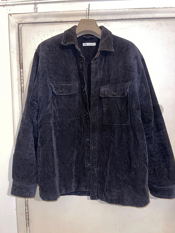 ZARA corduroy jacket overshirt brown size xl