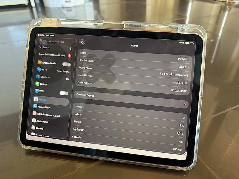 Ipad Air (5th generation) Ipad Air (5th generation)