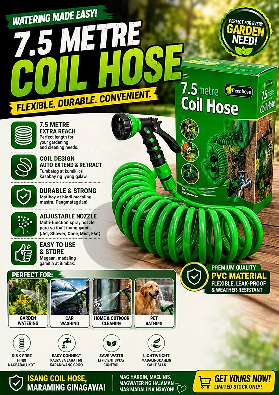 garden coil hose