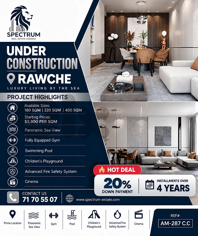 UNDER CONSTRUCTION IN RAWCHE (180SQ, 220SQ, 400SQ) GATED COM.