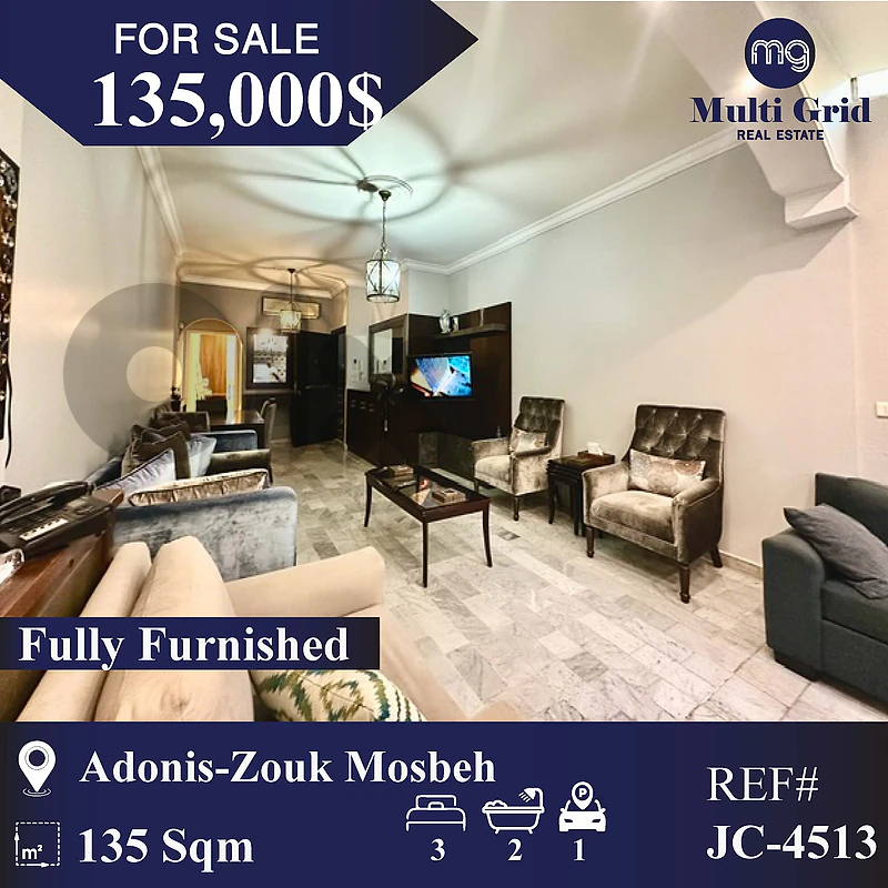 JC4513 Apartment for Sale in Adonis Zouk Mosbeh شقة للبيع في أدونيس