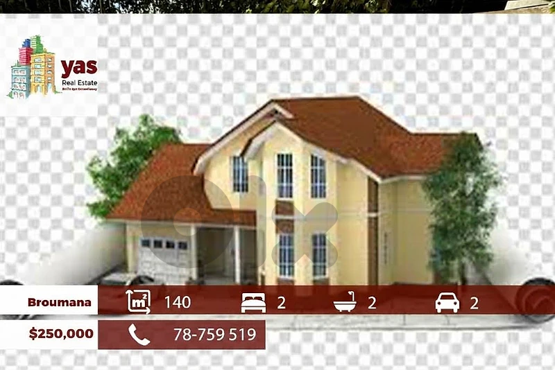 Broumana 140m2 | Mountain View | Need Renovation | Quiet Street | TCH