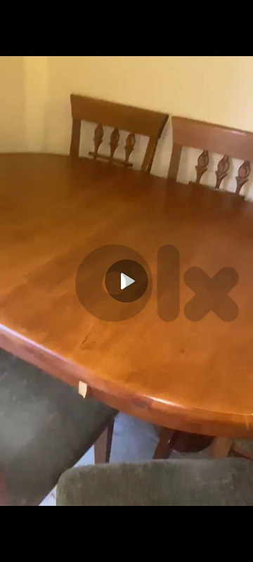 طاولة سفرة مع كراسي