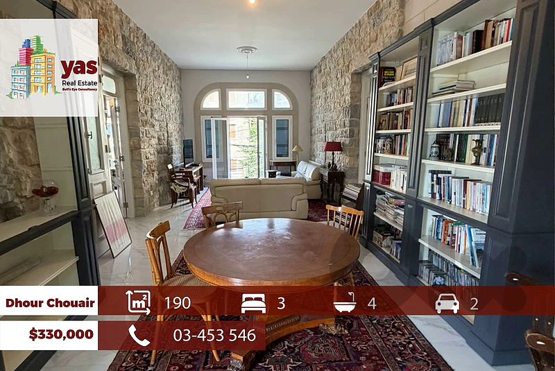 Dhour Chouair 190m2 | Lebanese Style | Mountian View | Classy Area|TCH