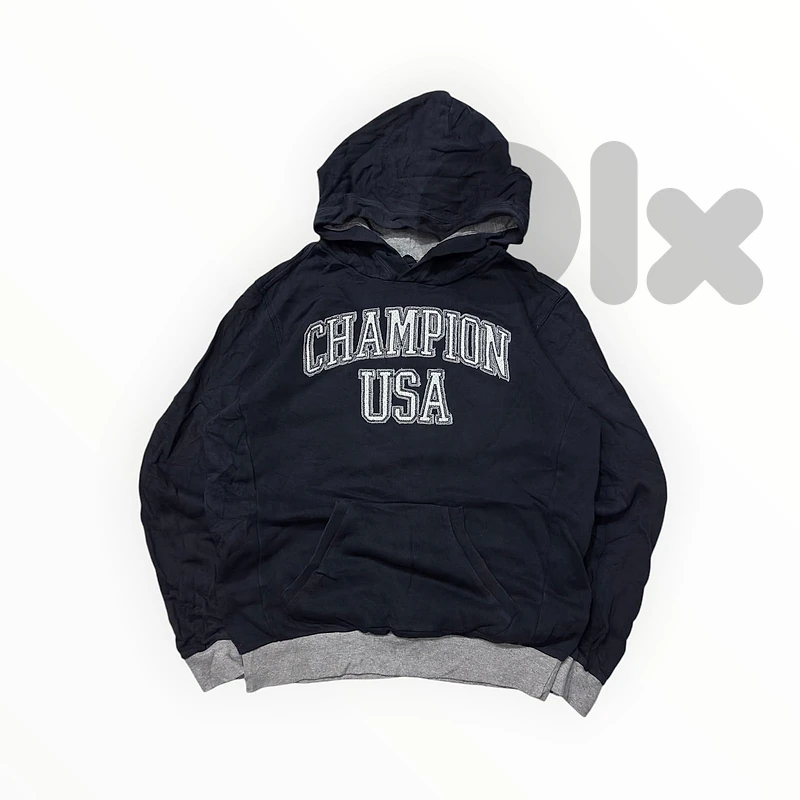 Champion USA Vintage Hoodie - Size M