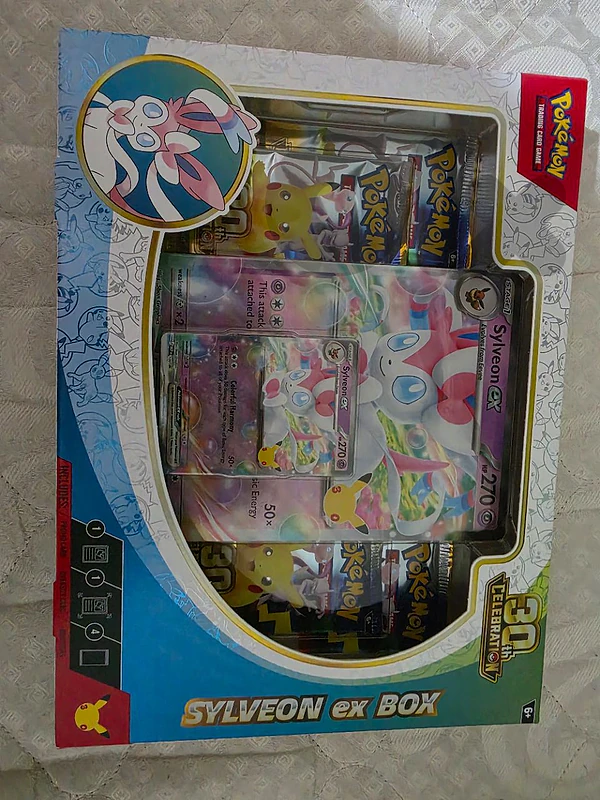 Pokemon 30th anniversary Sylveon ex Box