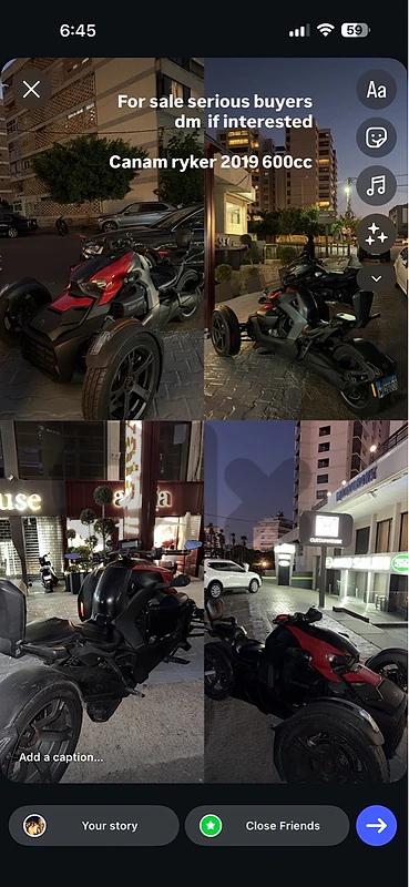 canam ryker 2019 used
