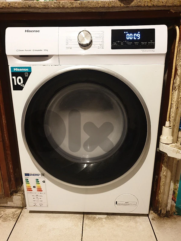Hisesne washing machine 10 Kg Inverter