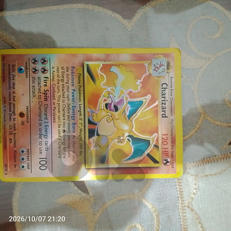 Psa 7 Og Charizard