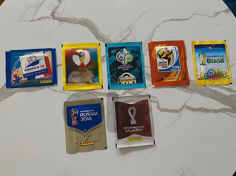 Original Panini World Cup Sticker Packs- 1998-2018 Original Panini World Cup Sticker Packs- 1998-2018