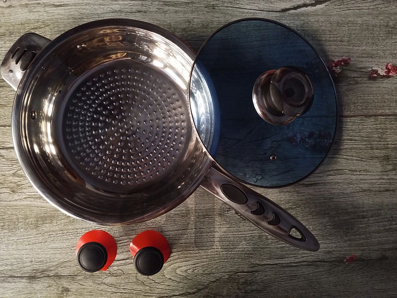 German stainless steel fry pan