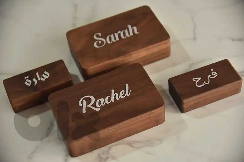 Personalised wood box