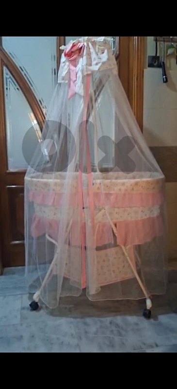 baby cradle with mosquito net