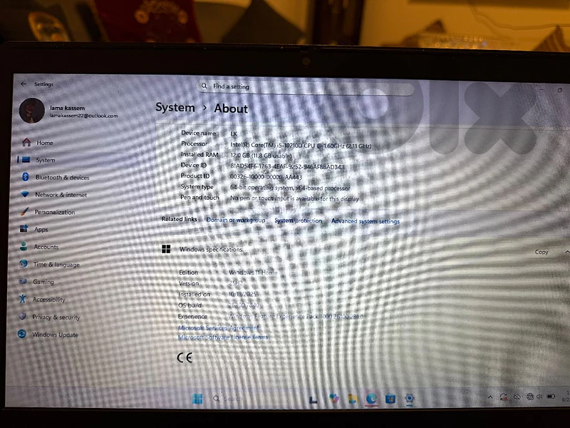 Lenovo silver laptop