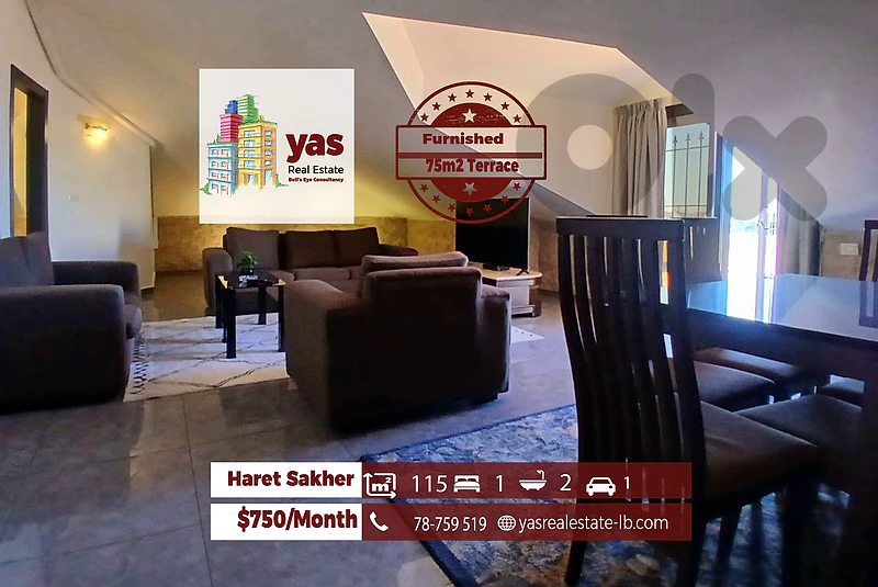Haret Sakher 115m2 | 75m2 Terrace | Open View | High End | IV