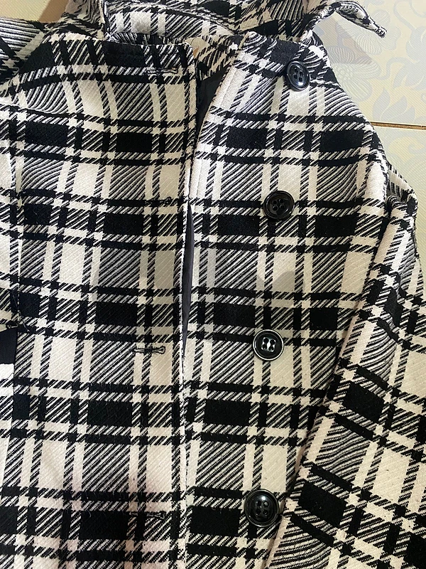 black and white jacket