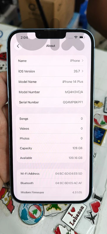 iphone 24 plus 128gb  used like new
