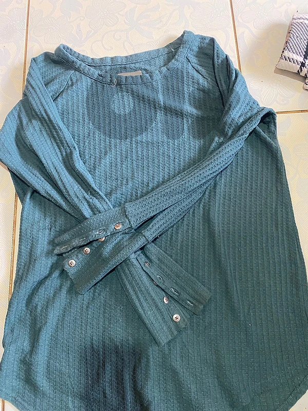 dark green shirt