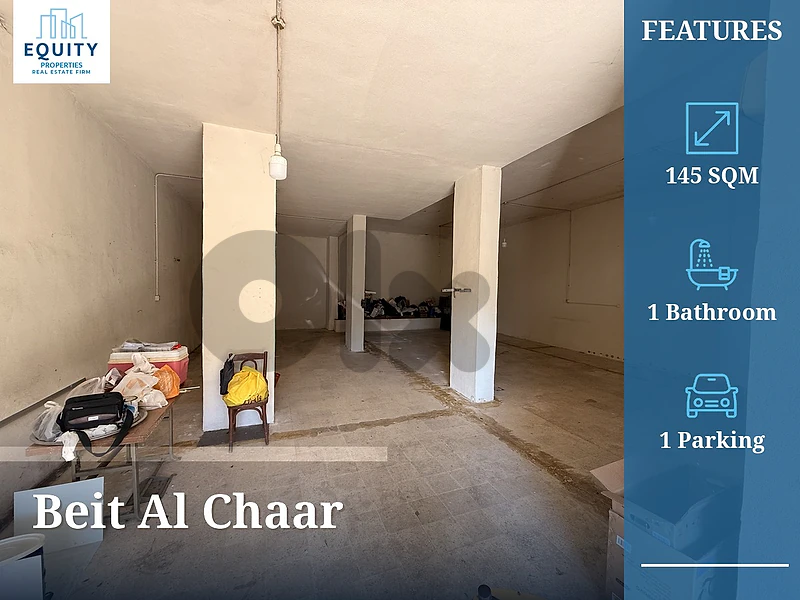 145 SQM Warehouse For Rent In Beit Al Chaar #JH37931