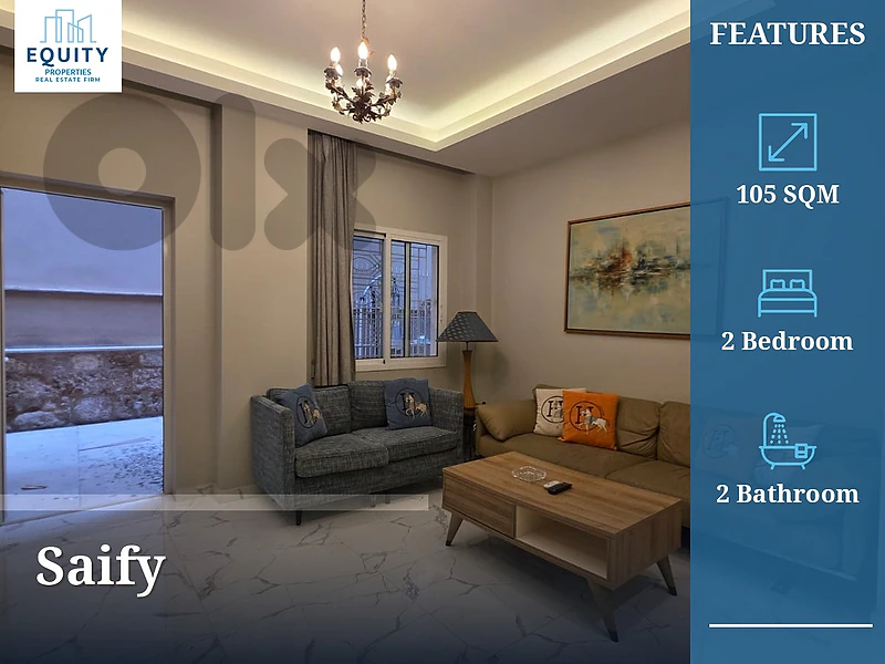 Furnished 105 SQM Apartment For Rent In Saify #JZ375156