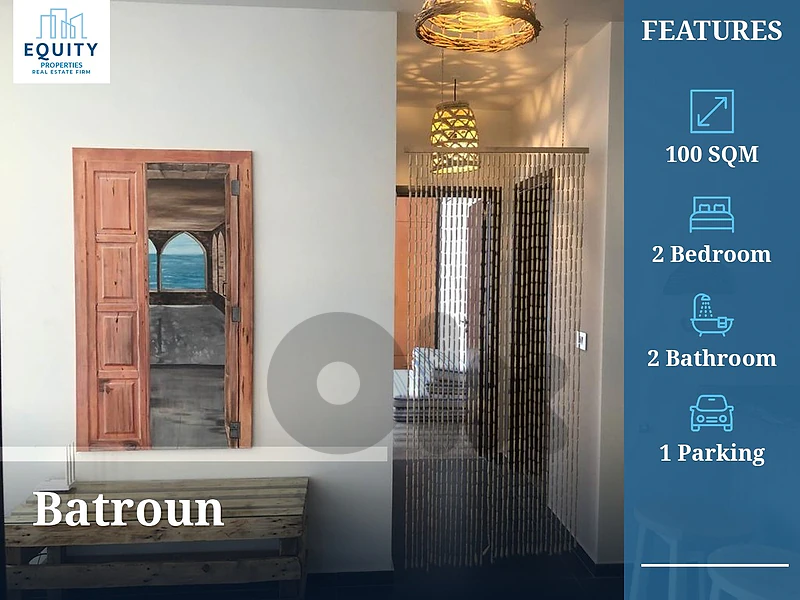 Furnished 100 SQM Apartment For Rent In Batroun #KS37198