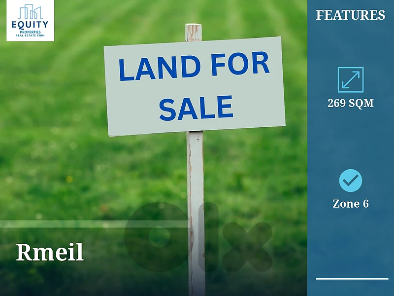 269 SQM Land For Sale In Rmeil #JZ36881