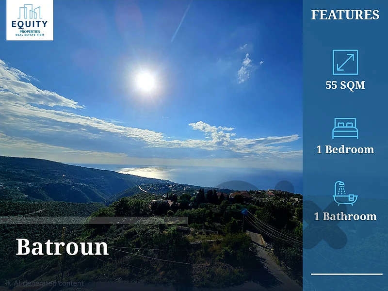 Furnished 55 SQM Apartment For Rent In Batroun #CT37898