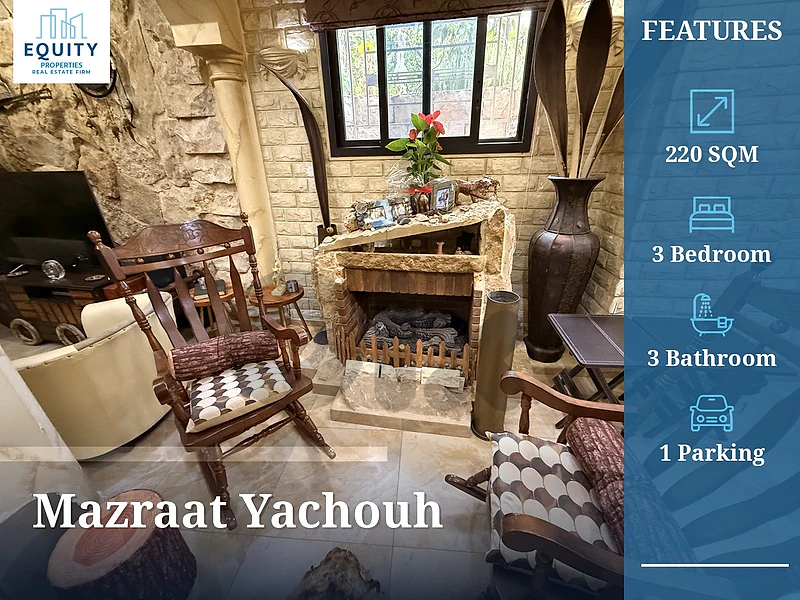Furnished 220 SQM Apartment For Sale In Mazraat Yachouh #JH37411