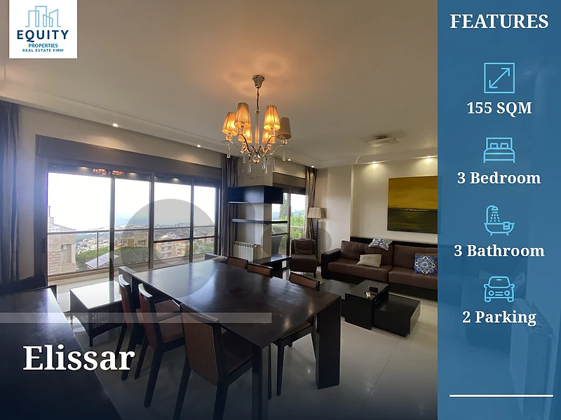 Furnished 155 SQM Apartment For Sale In Elissar #JM37362