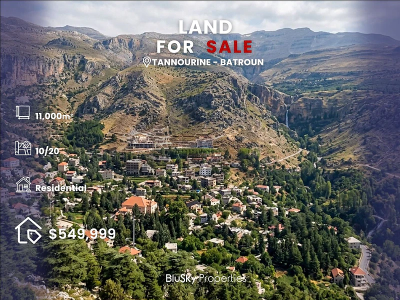 Land For SALE In Tannourine أرض للبيع #CA