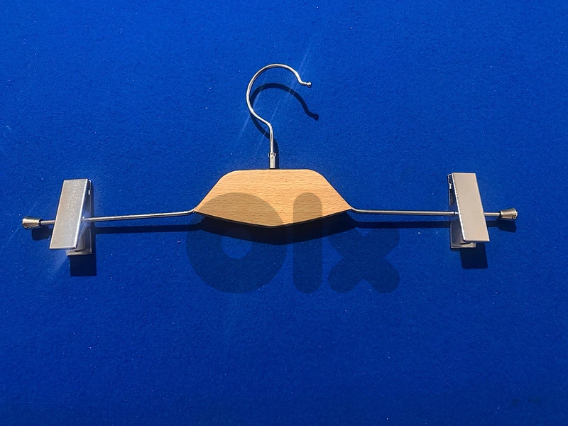 brand new wooden hangers