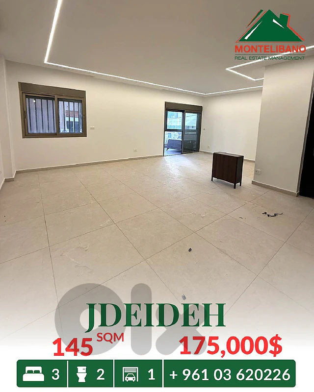 145 sqm Apartment For Sale in Jdeideh جديدة